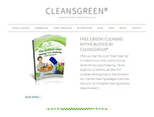 Tablet Screenshot of greencleaningproductsllc.com